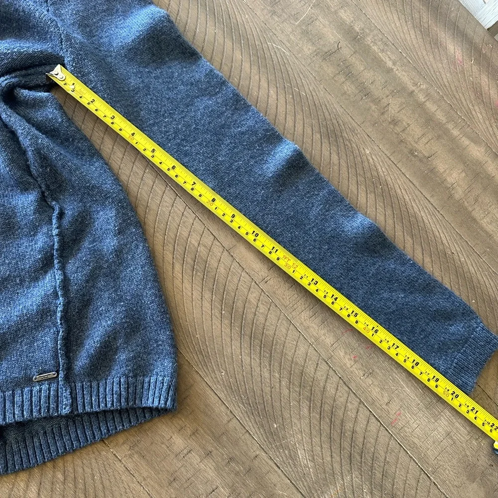 Abercrombie & Fitch Wool Blend Navy Pullover Crewneck Sweater size M - Picture 11 of 11